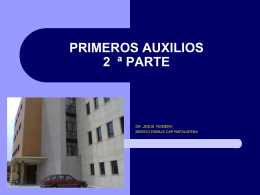 PRIMEROS AUXILIOS - Docencia Rafalafena | Articulos