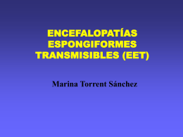 ENCEFALOPATIES ESPONGIFORMES TRANSMISIBLES (EET)