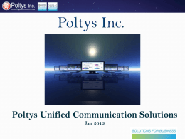 Poltys Unified Communication Souloutions