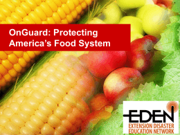 OnGuard: Protecting America’s Food System