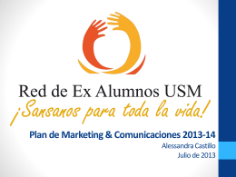 Plan de Marketing & Comunicaciones 2013