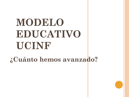 Modelo Educativo UCINF - I D A E S