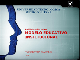 MODELO EDUCATIVO INSTITUCIONAL
