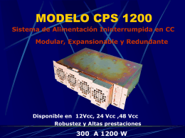 MODELO CPS 1200 - AMV Electronica