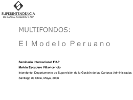 Multifondos: Modelo Peruano