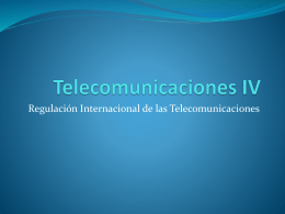 Telecomunicaciones IV