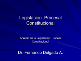 Modulo Procesal Constitucional