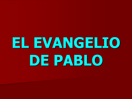 EL EVANGELIO DE PABLO