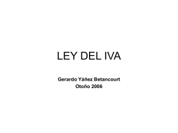 LEY DEL IVA - .:: GEOCITIES.ws