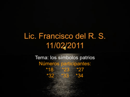 Lic. Francisco del R. S.
