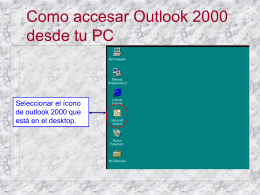 Como accesar Outlook 2000 desde tu PC