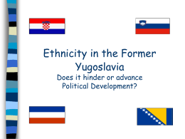 Ethnic Composition of Yugoslav Successor States (1992)