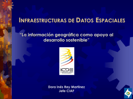 INFRAESTRUCTURA COLOMBIANA DE DATOS ESPACIALES