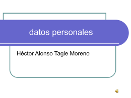 datos personales