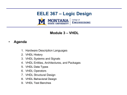 Logic Design - Montana State