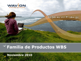 WBS Product Family presentation