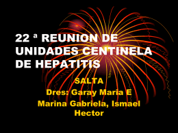 UNIDAD CENTINELA DE HEPATITIS