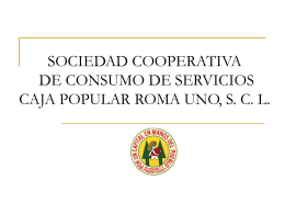 SOCIEDAD COOPERATIVA DE CONSUMO DE SERVICIOS …