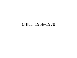 CHILE 1958-1970