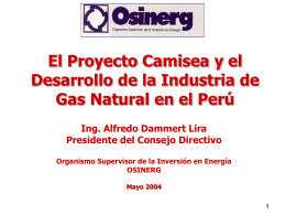 Curso Internacional Gas Natural: Mercados Futuros y