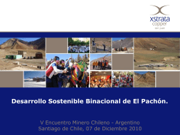 Diapositiva 1 - CAMARA CHILENO ARGENTINA DE …