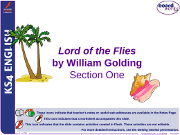 Lord of the Flies - Section One