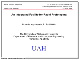 Introduction - UAH - Engineering