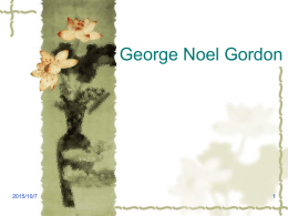 George Noel Gordon