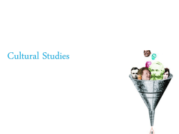 Cultural Studies - National Chiao Tung University