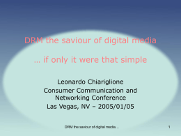 DRM the saviour of digital media