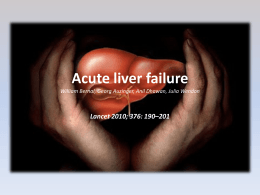 Acute liver failureLiver Intensive Therapy Unit William