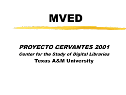 MVED - Proyecto Cervantes