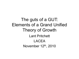 The guts of a GUT: Elements of a Grand Unified Theory of