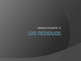 LOS RESIDUOS - BioGeoAlarcos