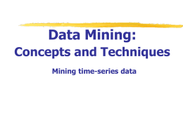 Data Mining: Concepts and Techniques — Chapter 8 — 8.2