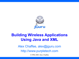 Java in XML - Purple Tech