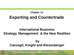 International Business Strategy, Management & the New