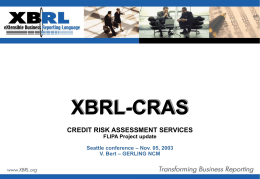 XBRL-CRASFlipa pres Seattle 05/11/2003