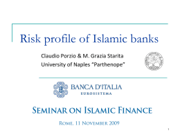 Diapositiva 1 - Banca d'Italia