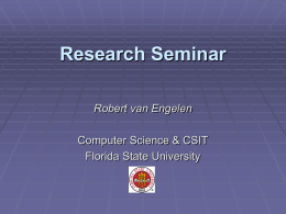 Research Seminar - Florida State University