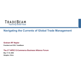 TradeBeam Corporate Presentation