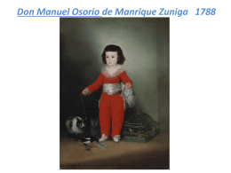 Don Manuel Osorio de Manrique Zuniga 1788