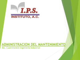 Mantenimiento industrial - IPS CAMPUS POZA RICA | …