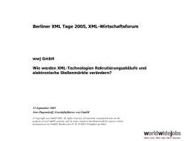 Berliner XML Tage