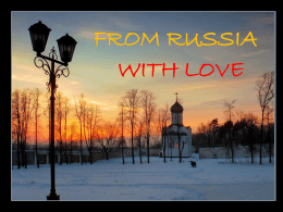 From Rusia with Love