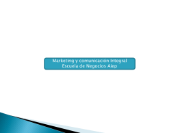 Diapositiva 1 - Marketing AIEP 2012