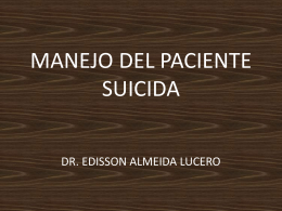 Paciente suicida
