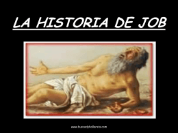 LA HISTORIA DE JOB - Iglesia de Cristo