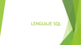 LENGUAJE SQL