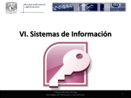 Microsoft Office Access - .: Docencia FCA-UNAM